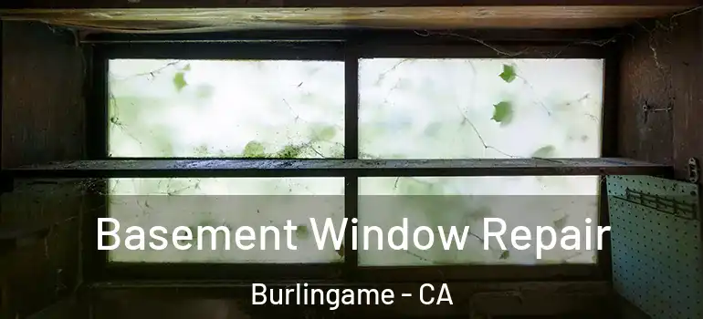  Basement Window Repair Burlingame - CA