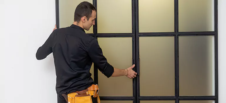 Patio French door installation in Burlingame, CA