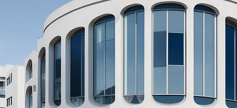 Geometric Window Curtains in Burlingame, CA