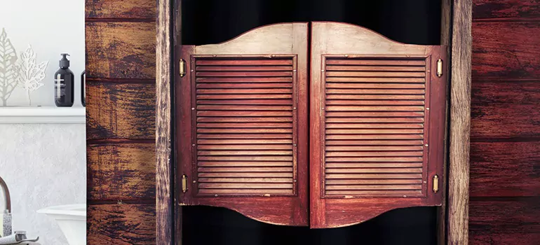 Installing Saloon Door Hinges in Burlingame, CA