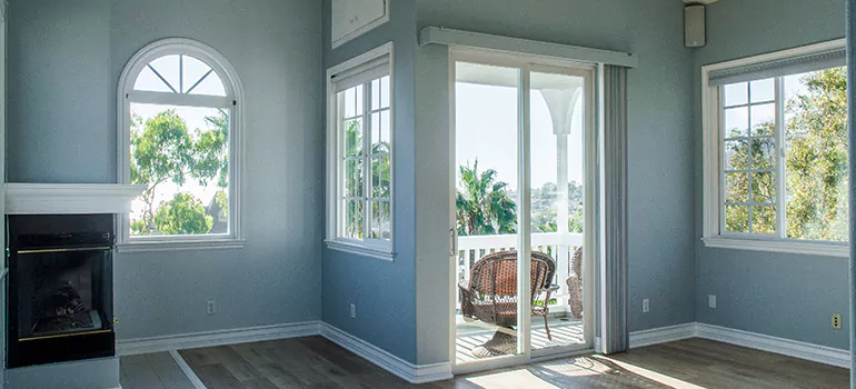 Tempered Glass Sliding Door inBurlingame, CA