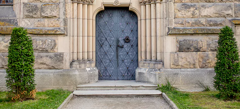 Traditional Double Front Doors in Burlingame, CA