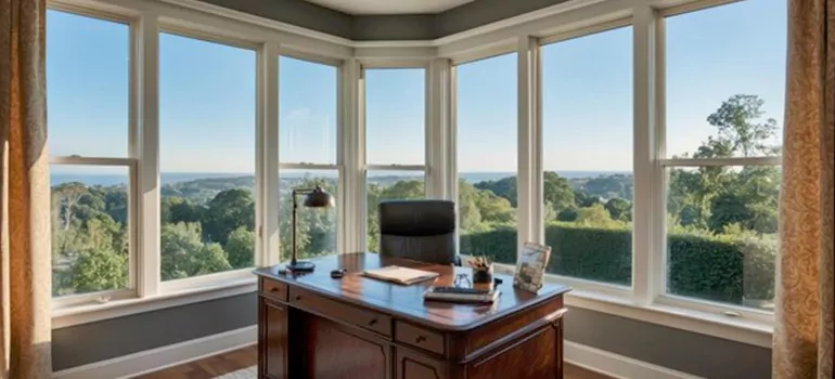 Residential Bow Window Installation in Burlingame, CA