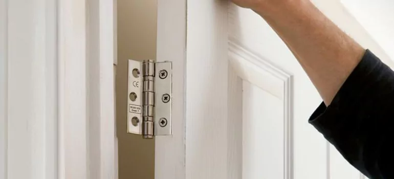 Bathroom Stall Door Hinge Repair in Burlingame, CA