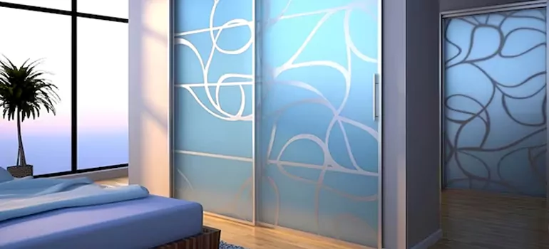 Frosting Glass Cabinet Doors in Burlingame, CA