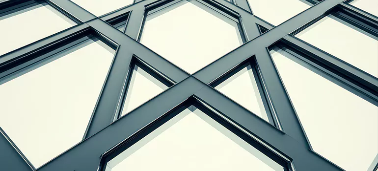 Geometric Window Shades in Burlingame, CA