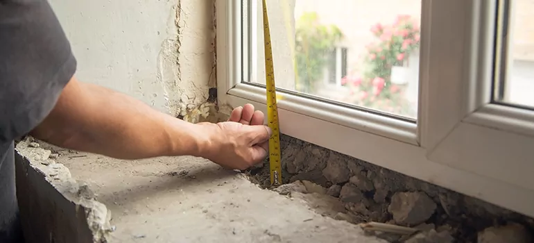 Window Sill Without Apron in Burlingame, CA