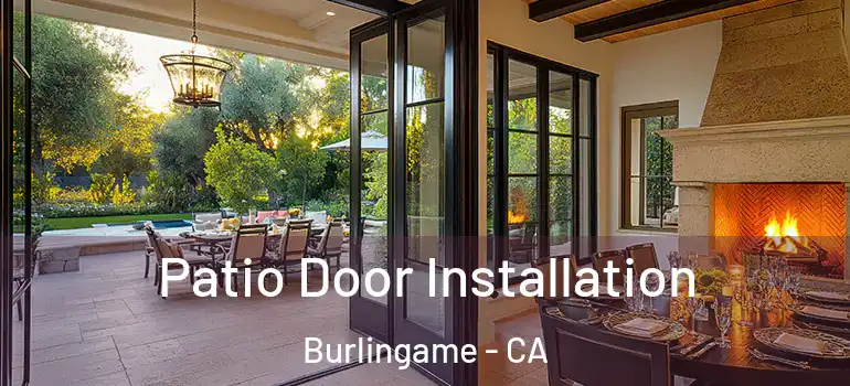  Patio Door Installation Burlingame - CA