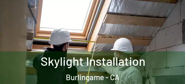  Skylight Installation Burlingame - CA